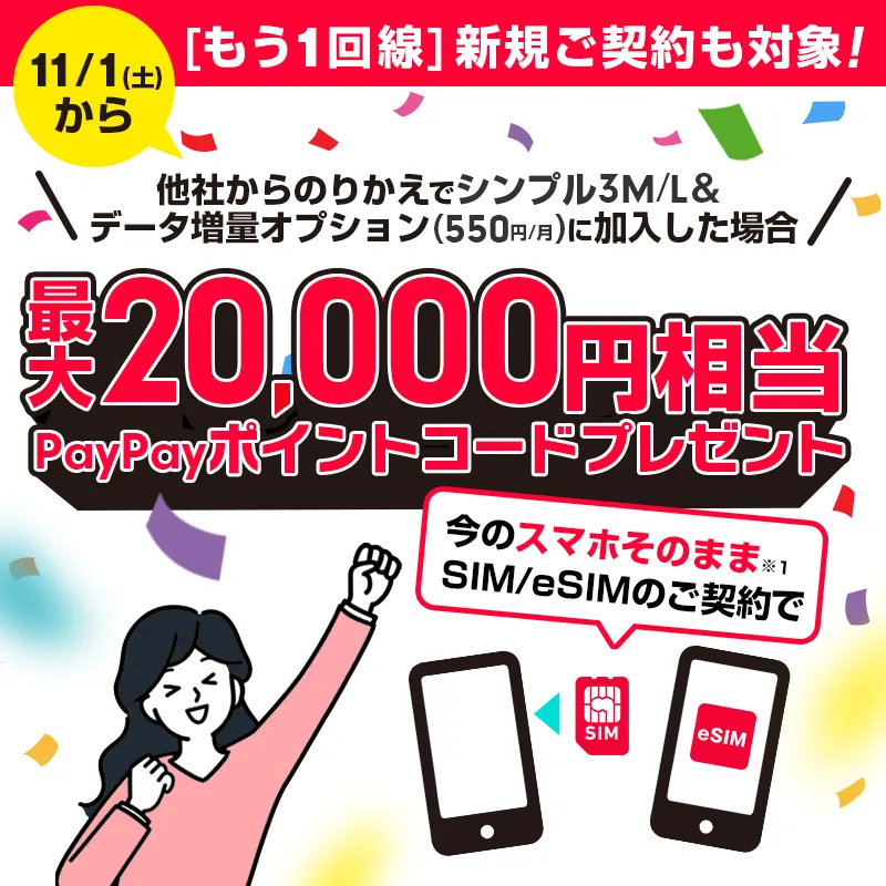 SIM2万円キャンペーン