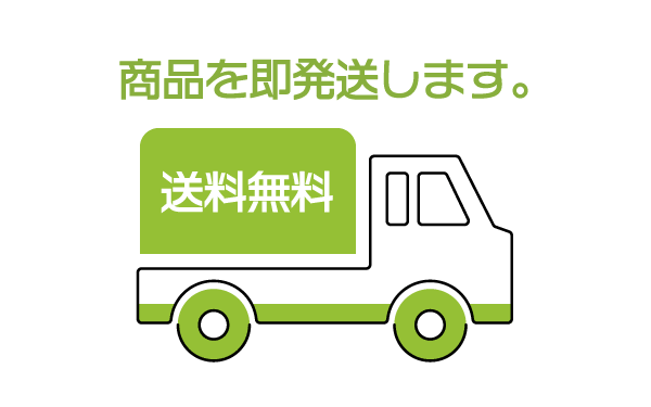 商品を即発送します。